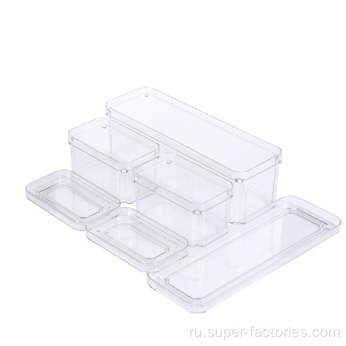 Пластиковый контейнер для хранения продуктов с крышкой